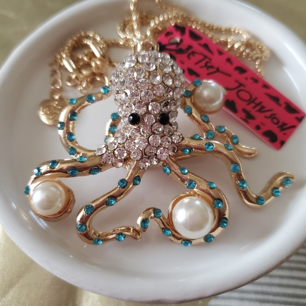 New Betsey Johnson Octopus Necklace
